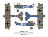 14419 FOKKER D.VII vs SPAD XIII (Duels In The Sky) 1/144 by VALOM