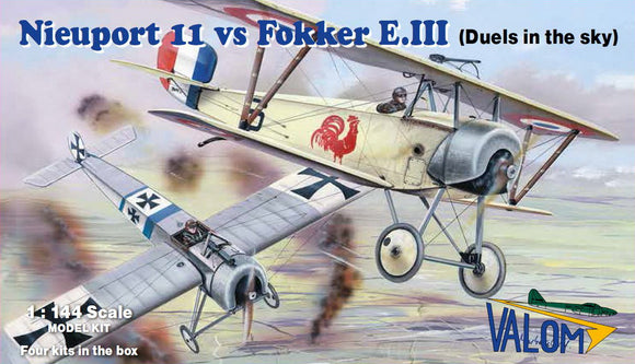 14420 NIEUPORT 11 vs FOKKER E.III (Duals in the sky) 1/144 by VALOM