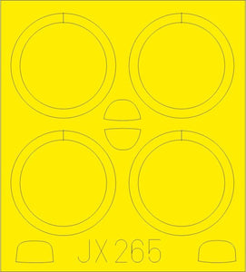 JX265 FOKKER Dr.I MASK (for MENG kit) 1/32 by EDUARD