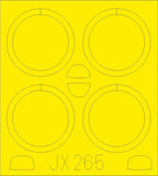 JX265 FOKKER Dr.I MASK (for MENG kit) 1/32 by EDUARD