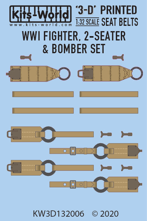 KW3D132006 WWI 2-Seater & Bomber Set 1/32 by KIT-WORLD