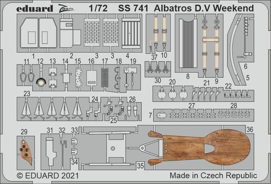 SS741 ALBATROS D.V Weekend 1/72 by EDUARD